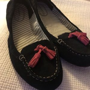 Sperry Top Sider-9.5-Navy Suede Loafer